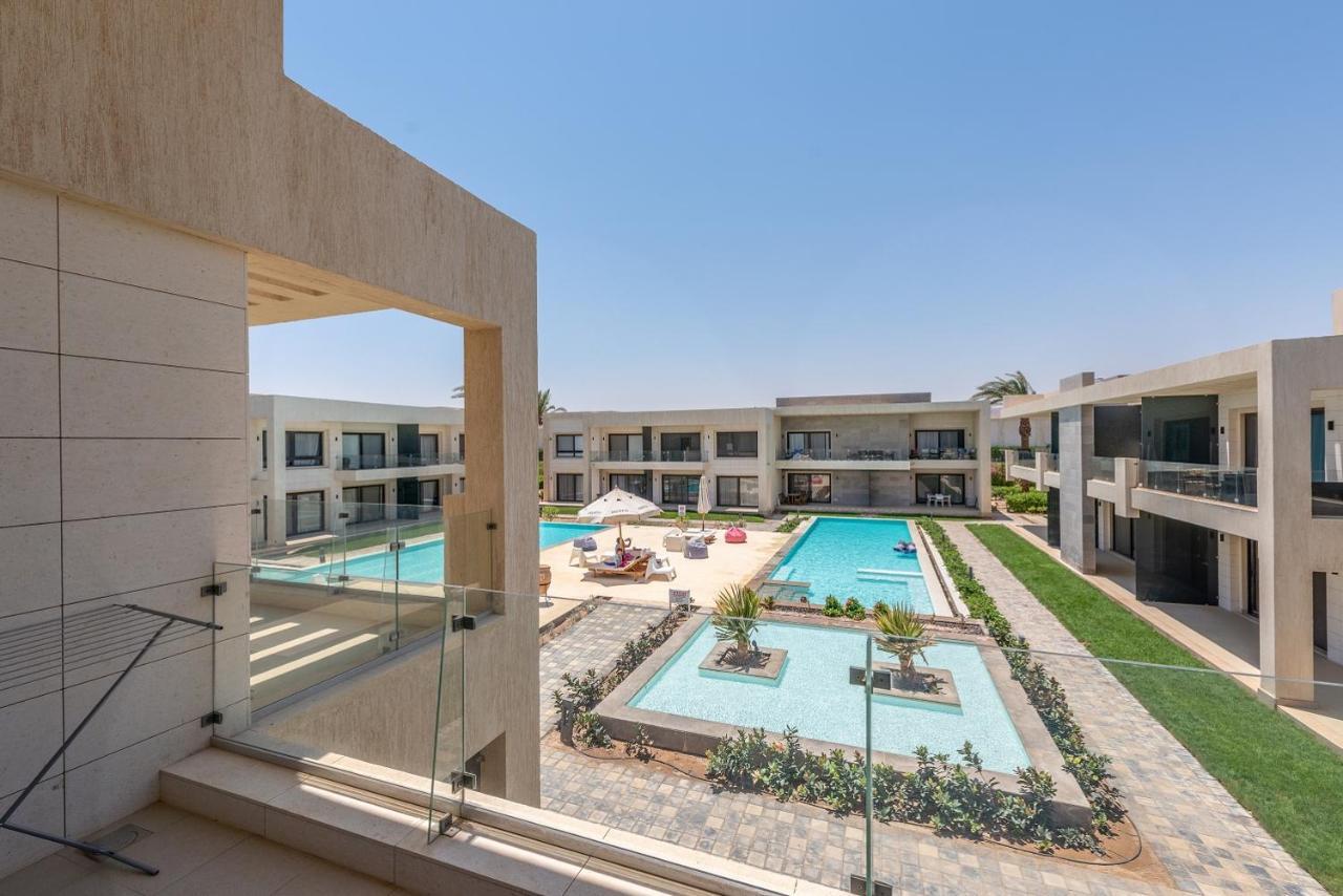 Golden Apartments Pool View 1-Bedroom Apartment In G-Cribs, El Gouna ฮูร์กาดา ภายนอก รูปภาพ